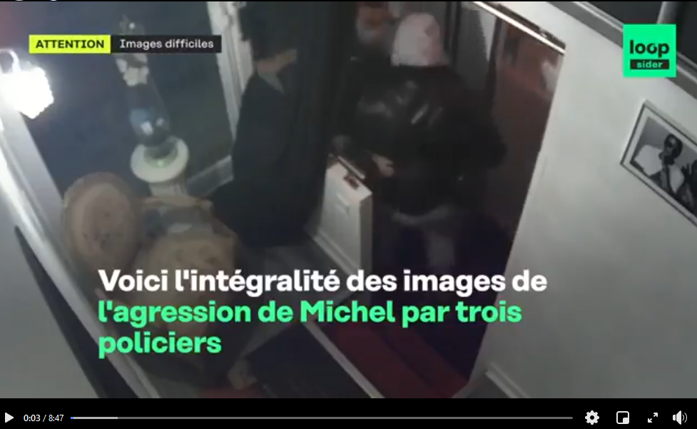 La version intégrale des images de l’interpellation de Michel Zecler montre qu’on est bien loin d’une affaire George Flyod en France