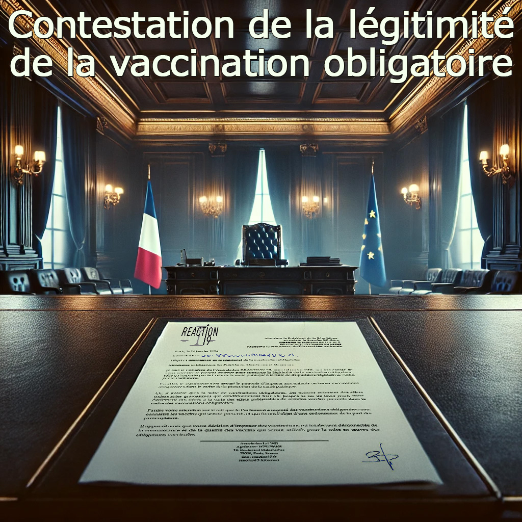 260126 – Contestation de la légitimité de la vaccination obligatoire