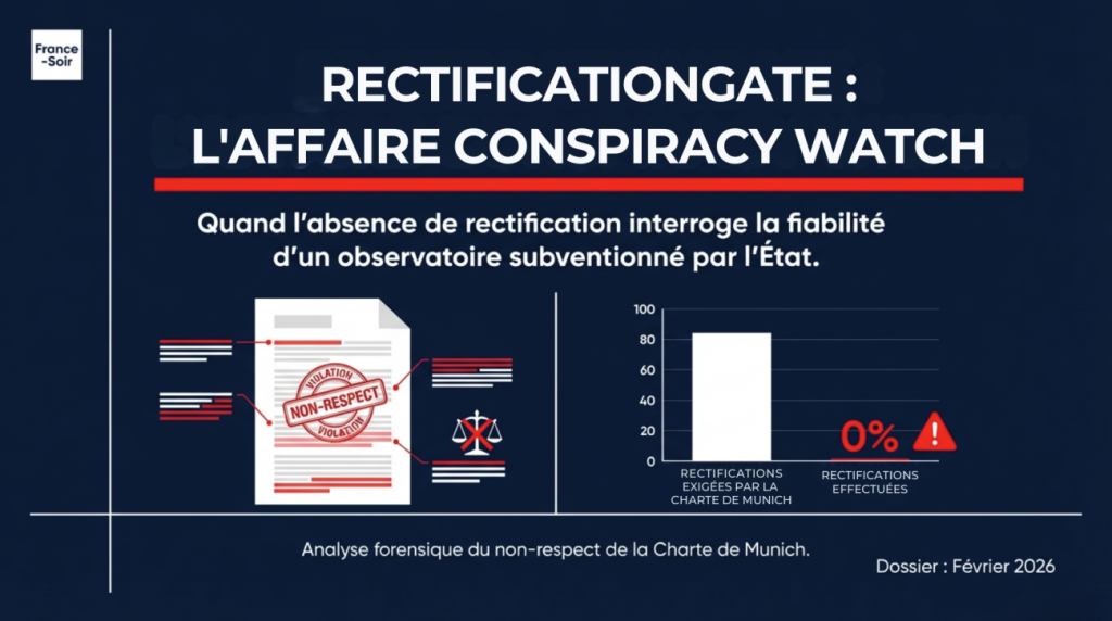 RectificationGate – Le modus operandi de Conspiracy Watch ou quand l’absence de rectification interroge la fiabilité et la déontologie