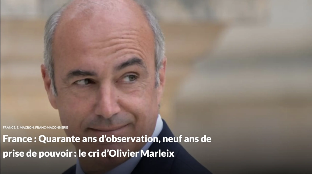 Quarante ans d’observation, neuf ans de prise de pouvoir : le cri d’Olivier Marleix