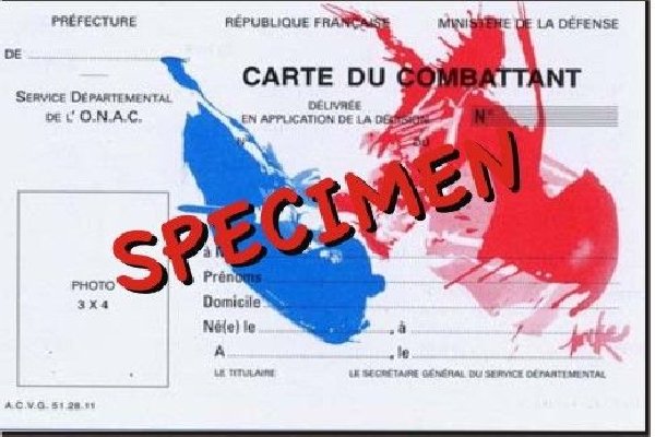 Une Information D Importance Que L On Ne Se Gene Pas De Nous Cacher Carte Du Combattant Profession Gendarme