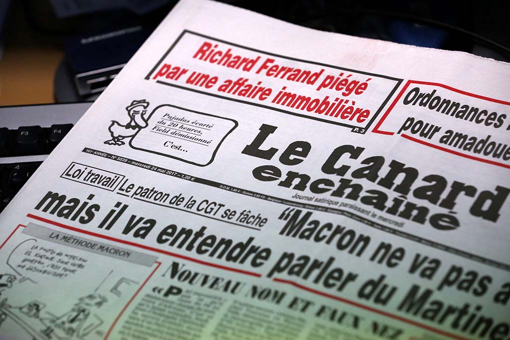 Paris : Il dépose un dossier au «Canard Enchaîné» et se suicide d’une balle dans la tête