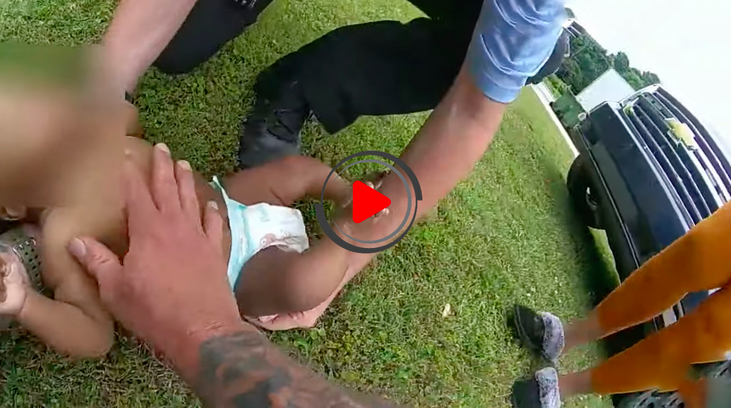 Un policier sauve de justesse un bébé de 4 mois grâce à un massage cardiaque. Regardez