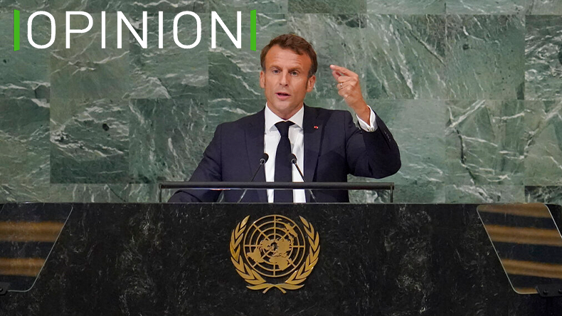 Devant l’ONU, Macron s’accroche à un ordre mondial révolu, par Frédéric Aigouy