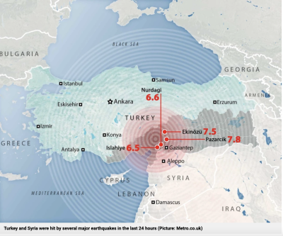 Techniques de modification de l’environnement (ENMOD) et tremblement de terre entre la Turquie et la Syrie : une enquête d’expert est requise
