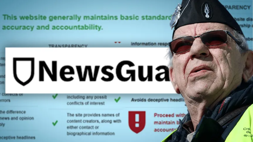 Un article de Ronald Guillaumont, retraité de la Gendarmerie Nationale de France : NewsGuard et les médias mainstream s’agitent !