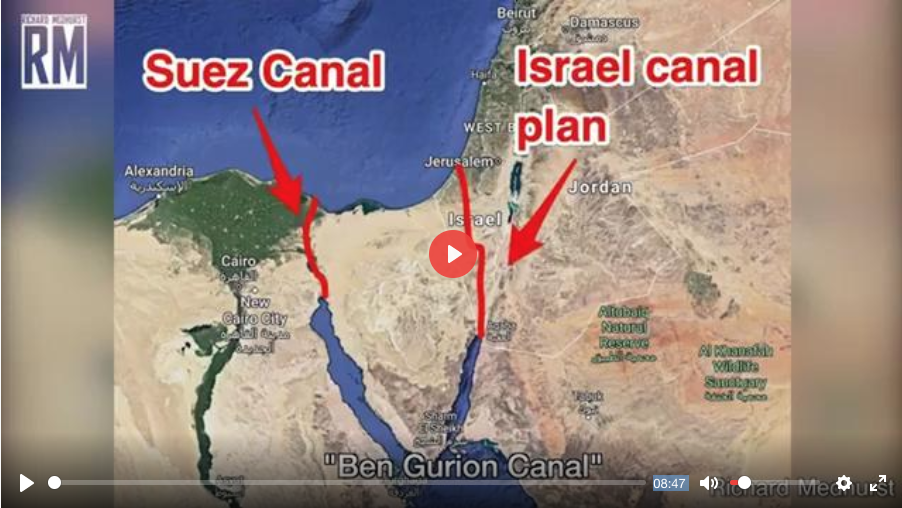 Israël et les États-Unis envisagent de transformer Gaza en « canal Ben Gourion »