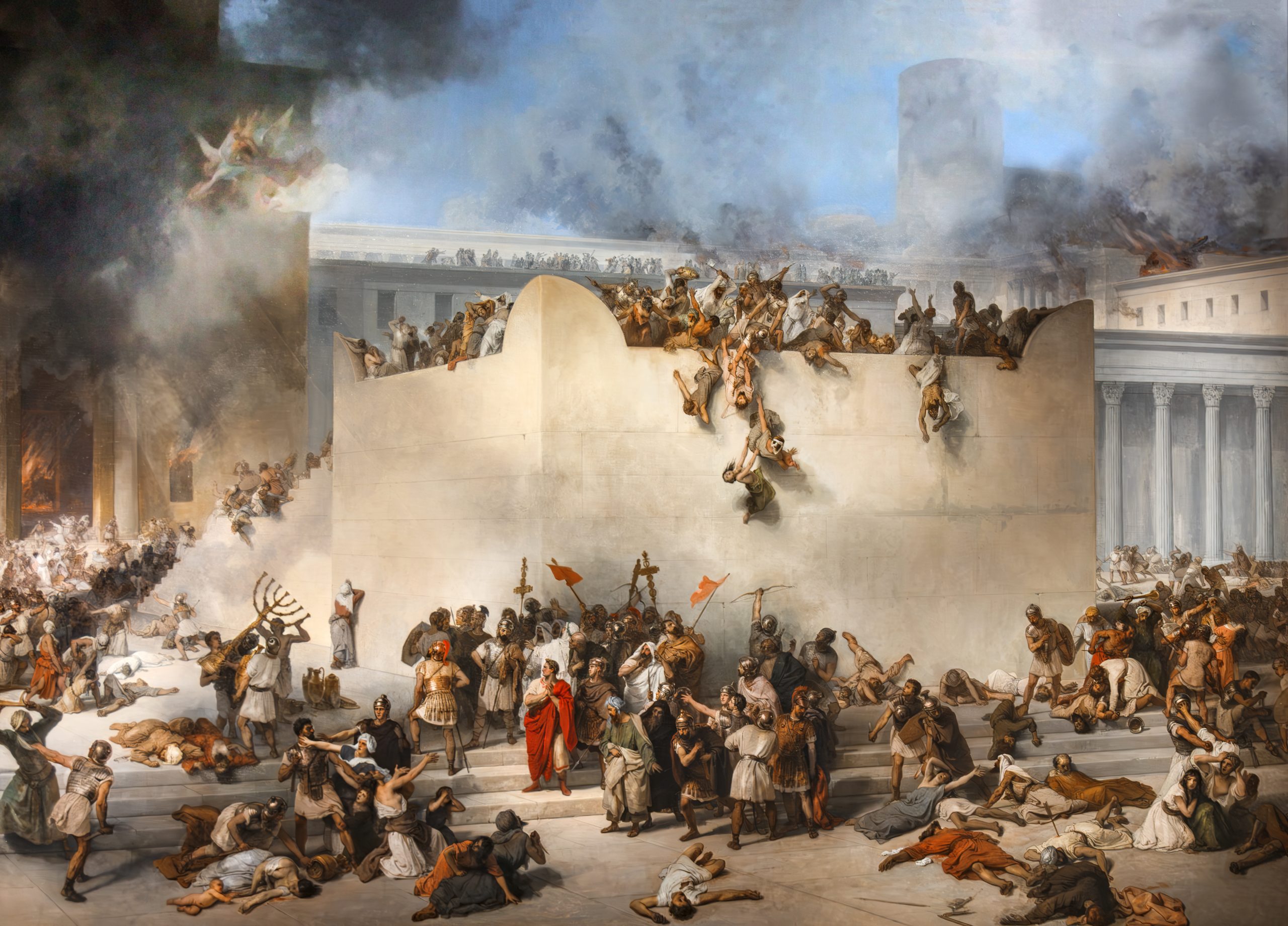 La destruction du Temple de Jérusalem, Francesco Hayez, 1867